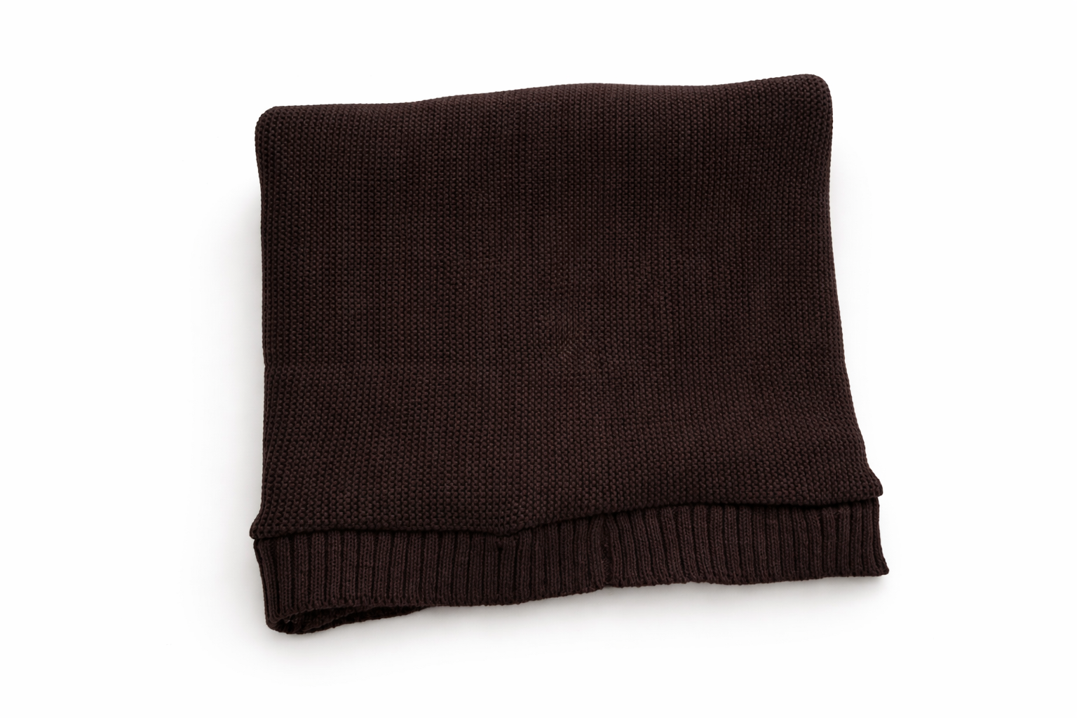Couverture en maille • Marron